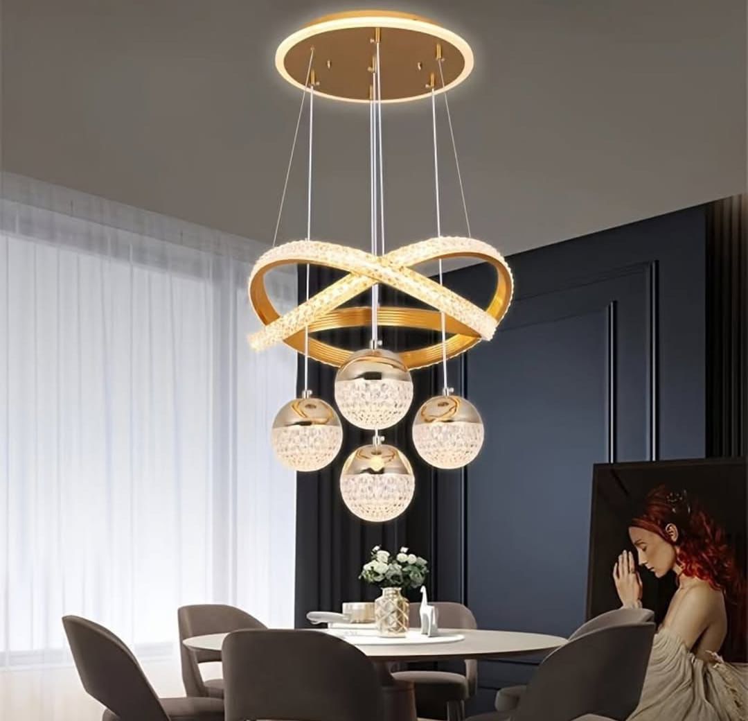 GOLD modern luxury pendant chandelier